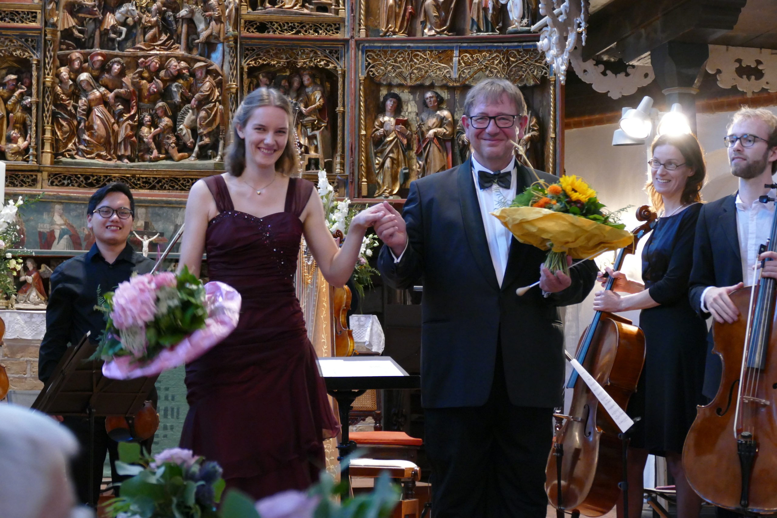 Händelkonzert mit dem Lüneburger Kammerorchester unter Leitung von Urs-Michael Theus im Kloster Lüne 2016